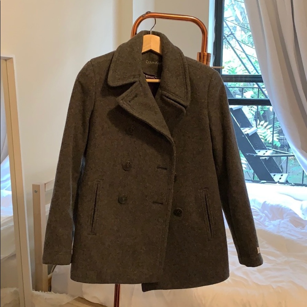 Calvin Klein wool coat size 4P
